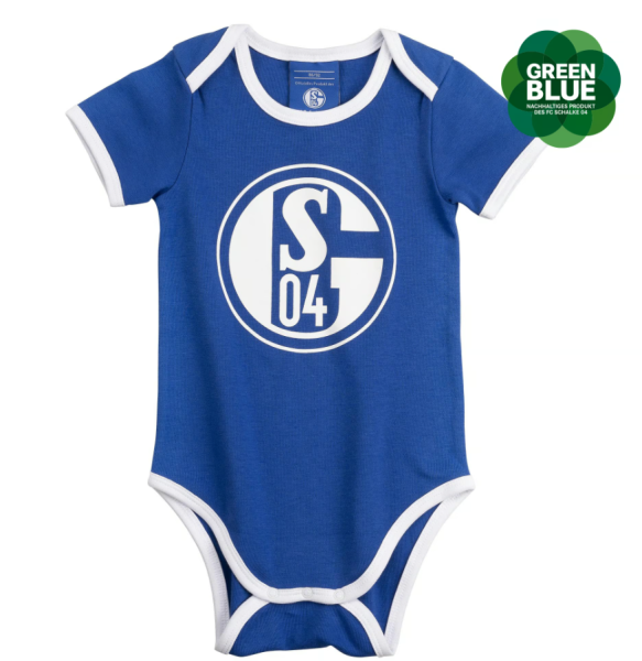 FC Schalke 04 - Body Baby Basic königsblau Gr. 86-92